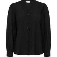 Kaffe Langarm-Bluse KAmirabel Regular fit black