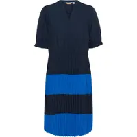 Culture Midikleid "Kleid CUbetty", Damen, Gr. L, N-Gr, blau (salute, victoria blau), Obermaterial: 100% Polyester PES., Kleider Midikleid