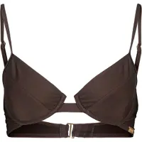 Alife & Kickin Bügel-Bikini-Top , Damen, Gr. M, Einheitsgröße, braun, 80% Polyamid, 20% Elasthan, Bikini-Oberteile Bügel-Bikini-Top