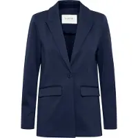 B.young Blusenblazer "Damen Blazer BYRIZETTA", Damen, Gr. 38, blau (copenhagen night), Blazer Blusenblazer