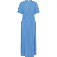 Kaffe Midikleid "Damen Kleid KAmyrna", Damen, Gr. 36, N-Gr, blau (ultramarine), Obermaterial: 100% Viskose LENZING ECOVERO CV LenzEcov., Kleider Midikleid