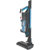 Hoover HF522STP 011, Stabstaubsauger, Beutellos, Blau, Grau, 0,45 l, Trocken, Micro