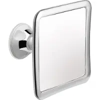 OEM Anti-Condens-Spiegel mit Düse, Wandspiegel, Badzimmertisch, Onbreekbaar, 16 x 16 cm, Met Glasfläche