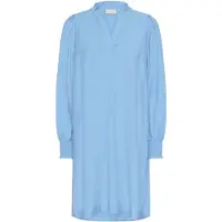 Kaffe Midikleid "Kleid KAloni", Damen, Gr. 42, N-Gr, blau (azure blau), Obermaterial: 87% Viskose LENZING ECOVERO CV LenzEcov. 13% Nylon NY., Kleider Midikleid