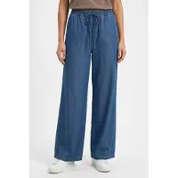BOSS Schlupfhose "Tanella Premium Damenmode" Wide Leg, Denim Look