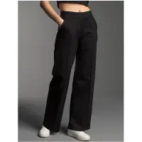 Trigema Jerseyhose "Freizeithose mit weitem Bein und hohem Bund"