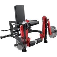 StarTech.com Beinstrecker Curl-Maschine 317kg - Sitzende Bein-Drehbank Einstellbar - Fitnessgerät für Beintraining