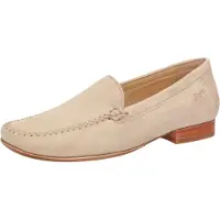 Sioux Slipper "Campina", Damen, Gr. 37 (UK 4), beige, Obermaterial: 100% Ziegenveloursleder GOVL. 100% Gummi rubber., Schuhe Slipper