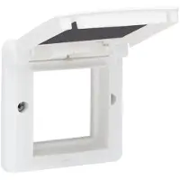 Züblin 701-85000 Adapterrahmen mit Klappdeckel 45 x 45 mm in spritzwassergeschützten Do 70185000