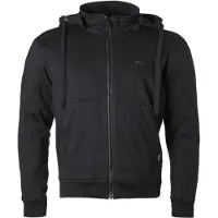 GMS Grizzly Schwarz Motorrad Hoodie Größe 5XL