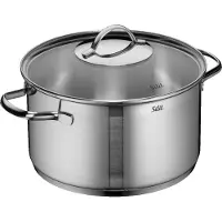 Silit ACHAT Achat Kochtopf mit Deckel, 24 cm edelstahl