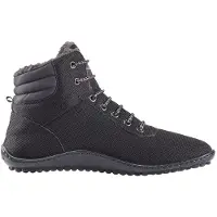 Leguano Barfußschuh "KOSMO", Damen, Gr. 39, atmungsaktiv, schwarz, Textil, Schuhe Barfußschuh, Bequemschuh, Schnürboots mit einzigartiger Halbkugel-Laufsohle, Topseller
