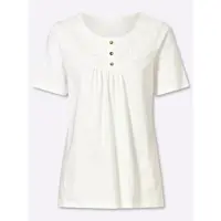 Sieh an! Kurzarm-Shirt in ecru | Gr.: 50