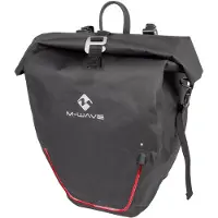 M-Wave Downtown Ridebag Evident Fahrradtasche 23l Schwarz Schwarz One Size