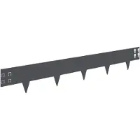Syfax Raseneinfassung 20 stk. 100 x 15 cm Steel Anthrazit
