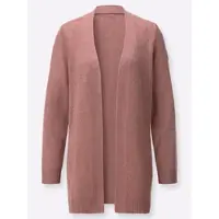 Casual Looks Longstrickjacke , Damen, Gr. 52, rosenholz, 100% Polyacryl, unifarben, Strickjacken Longstrickjacke