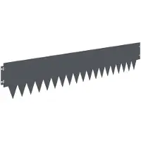 Syfax Rasenkante 30 stk. 103 x 20 cm Stahl Anthrazit