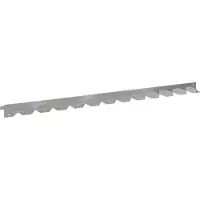 vidaXL Raseneinfassung 30 stk. 102 x 4 x 4 cm Stahl Silber