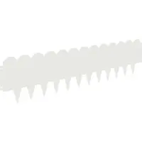 Syfax 20 Rasenkanten, 103 x 25 cm, weißer Stahl