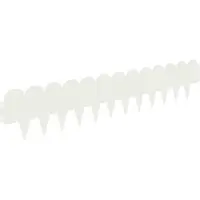 Syfax 10 Rasenkanten, 103 x 20 cm, weißer Stahl