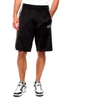 Emporio Armani für Herren. 7M002319_AF12449 Bermudas Graphic Series aus schwarzem technischem Gewebe (XL), Lässig, Polyester