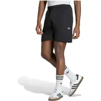 Adidas Shorts ORIGINALS "TREFOIL ESSENTIALS FLEECE-, 18 CM", Herren, Gr. 3XL, L-Gr, schwarz, innenbeinlänge ca. 23 cm, Obermaterial: 82% Baumwolle, 18% Polyester, Hosen Shorts