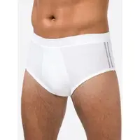 Wäschepur Slip WÄSCHEPUR, Herren, Gr. 5, 3 Stk., weiß, 93% Baumwolle, 7% Elasthan, Unterhosen Slip