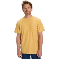 Quiksilver Sporttop "Slub Roundneck", Herren, Gr. L, rattan, Obermaterial: 100% Baumwolle., Tops Sporttop