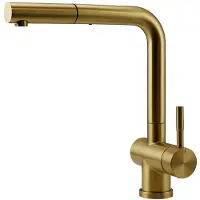 Pure.Sink Küchenarmatur PVD Gebürstet Gold Flexauslauf PS8500-60