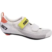 Sidi T-5 Air Sportschuhe Weiß Grau Gelb, Größe 43 - EUR