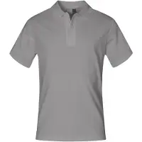 Promodoro Superior Poloshirt Plus Size Herren, Grau, 4XL