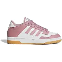 Adidas Sneaker SPORTSWEAR "RAPID COURT LOW", Damen, Gr. 43, rosa (cloud weiß, magic mauve, gum 3), Leder, Synthetik, Schuhe Sneaker