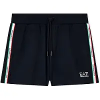 EA7 für Damen. 7W001224_AF12660 Kurze Hose Italian Spirit blau (S), Lässig, Baumwolle, Marine