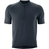 Gonso "Adventure Jersey Nature M" Herren Fahrradtrikot kurzarm, bequemes Half-Zip Trikot, Slim Fit