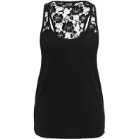 Urban Classics Ladies Flower Laces Loose Tank