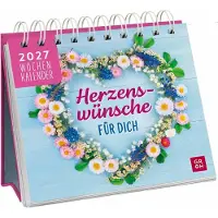 Sonstige Verlage Mini-Wochenkalender 2027: Herzenswünsche für dich