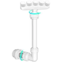 OEM Gartenschwimmbecken-Fontäne – 5 Sprinkler & Doppelhochdruck – Anpassbar – Wasserfall & Kühlung – für Ober- & Unterdeck-Gartenbecken