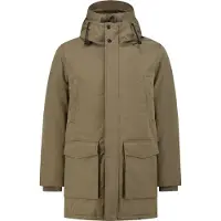 Replay Herren Winterjacke Parka grün reguläre Passform gefüttert mit Kapuze