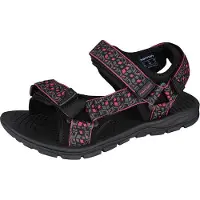Hannah Unisex Sandalen Größe 3 mit fester Sohle, strukturierter Innensohle und gepolsterten Riemen für Reisen