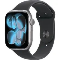 Apple Watch Series 11 OLED 46 mm Digital 416 x 496 Pixel Touchscreen Grau WLAN GPS