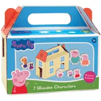 Pipsa Possu 7 verschiedene Holzfiguren