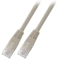 EFB Elektronik RJ45 Patchkabel U/UTP, Cat.5e, PVC, CCA, 7.5m, grau