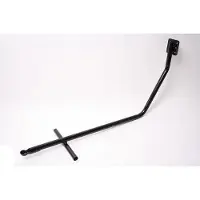 Roland Fahrradanhänger Big Boy 455, Schwarz, Stahl, Trekbet, 320 mm