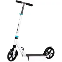 Bauerkraft Stadtroller für Kinder und Jugendliche, klappbar, verstellbare Höhe 95-105 cm, Räder 200 mm