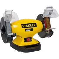 Stanley Werkbankschleifer - 1x Schleifrad + 1x Bürstenrad - 330 W, 2980 U/min, Schleifrad Größe 150