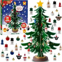 Sonstiges JOYIN Adventskalender Weihnachten 2024 mit Weihnachtsbaum, 24 Partydekorationen