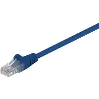 Goobay 30x 68360 CAT 5e Netzwerkkabel, U/UTP, blau, 20 m - Kupferummantelter Aluminiumleiter (CCA)