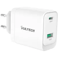 Vultech CC45-1C1A GaN 45W Ladegerät mit Type-C und USB-A Schnellladung 3.0