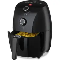 Trebs 99354 - Heißluftfritteuse / Comfortcook 1.5l mit Cool-Touch-Griff und Überhitzungsschutz