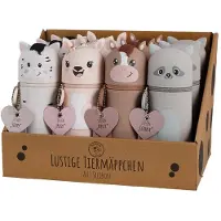 Ek Bielefeld Kinderland/Spielwaren Mäppchen "Zoo Animals" 12er Display 4-fach sortiert farblich sortiert